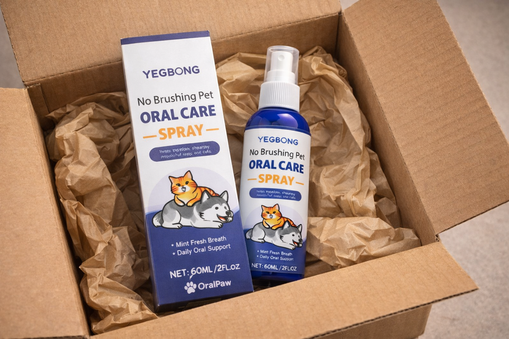 OralPaw™ Pet Dental Spray – Instantly Eliminates Bad Breath